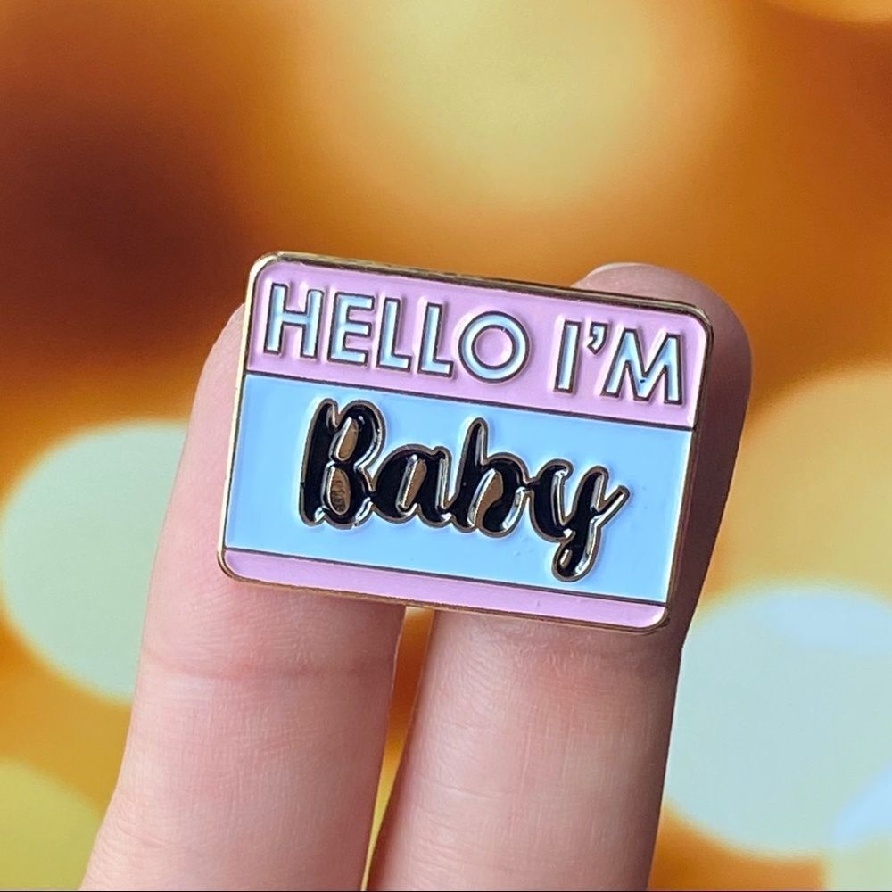 Hello I’m Baby Enamel Pin/ Brooch